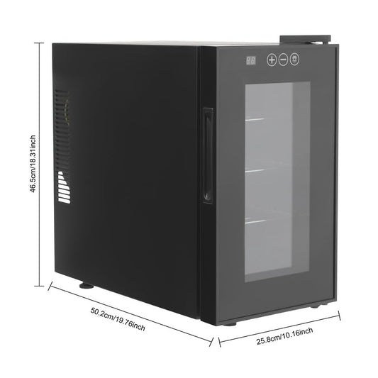 23L/6.08Gal Reptile Incubator, Intelligent Constant Temperature & Humidity Egg Hatcher, Adjustable 10-40°C, LED Screen, 3 Chrome Shelves, 55W, Low Noise, Free Standing, for Turtles, Lizards, Snake