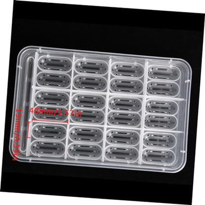 BESPORTBLE Compartments Hatching Box Incubator for Snakes Turtles Geckos and Lizards Easy Observation Breeding Isolation Container for Reptiles