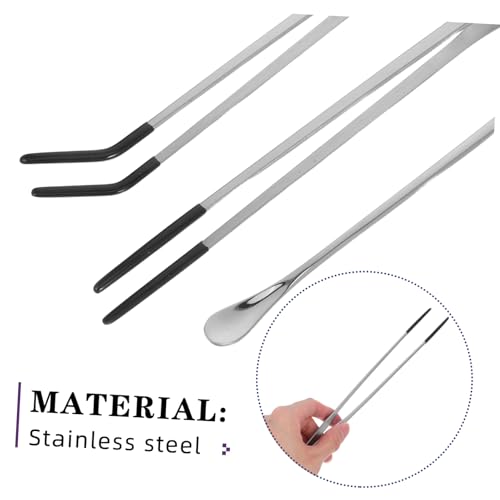 Mikikit 1 Set Ergonomic Reptile Feeding Tweezers Precision Feeding Tool for Geckos Lizards and Aquatic Pets for Terrarium and Aquarium Use