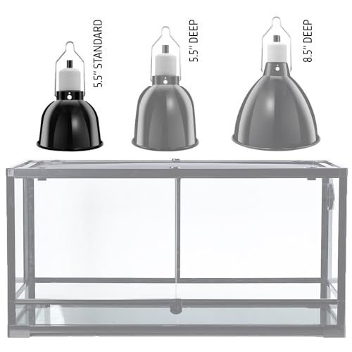 Reptile Light Fixture, 5.5'' Standard Dome for Reptile Basking Bulb Light/Heat Lamp/Ceramic Heat Emitter, 5.5 Inch Light Dome - size: 5.5'' Standard Dome