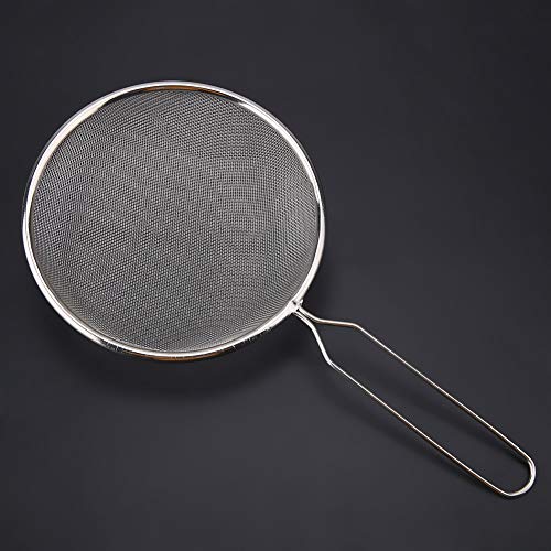 GLOGLOW Reptile Sand Shovel, Stainless Steel Scoop for Pet Waste Cleaning, Lightweight with High Density Mesh for Tortoise and Lizard Cleaning