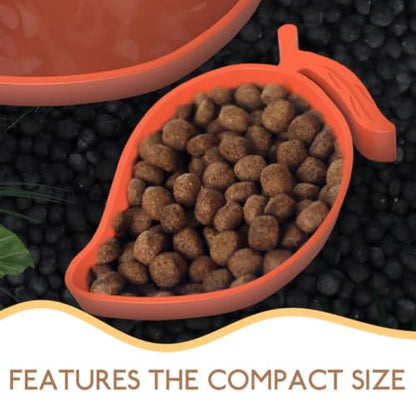 Alipis Reptile Food Bowl with Escapeproof Design and Safe Abs Material, Suitable for Horned Frog and Bearded Dragon Feeding in Terrariums