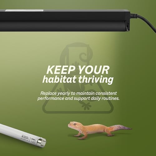 Reptile Systems T5 Ferguson Zone 1 Reptile Lamp – 12-in, 8-watt – Light for Reptiles, Chameleons & Geckos – Ideal for Tanks & Vivariums - size: 12in-8w