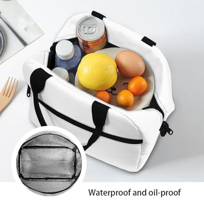 Custom Lunch Bag for Kids Girl Boys Personalized Insulated Lunch Box Reusable Lunch Cooler Bags Custom Photo/DIY Pictures/Name Logo Lunch Tote Handbag Meal Organizer Work - color: Custom