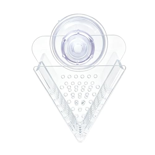 Shrimp Feeding Dish - Transparent Acrylic Cone Worm Feeding Tray, 2.36x1.57x2.36 inches Aquarium Fish Feeder Dish for Betta, Shrimp, Snails, Frogs, Puffers, Turtles and Coral Reef Tanks
