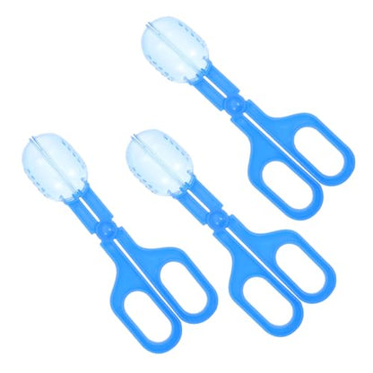 3pcs Pet Toilet Trash Tool Reptile Tank Accessories Turtle Tank Accessories High-Tension Clamp Pet Poop Clamp