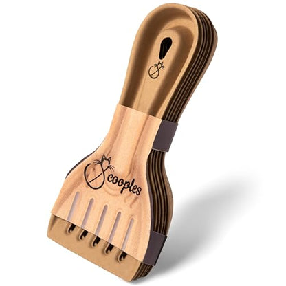 Disposable Cat & Rabbit Litter Scoops - All Natural, Plastic Free & Sustainable, Travel Kitty Litter Scooper for Bunny, Hamster, Guinea Pig, Ferret, Rat & Other Animal Litter Boxes (6-Pack)