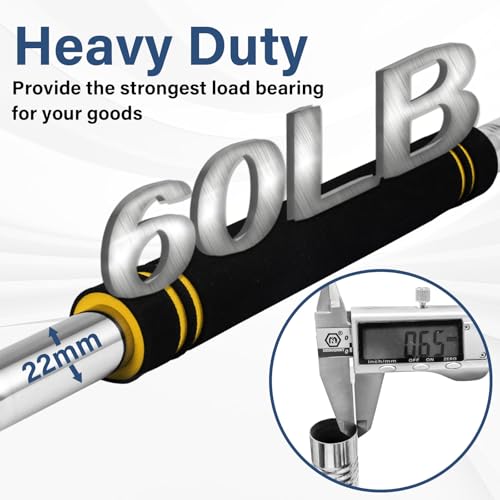 Cargo Grabber for Truck Bed Long Handle, Truck Grabber Reach Retriever Tool 34-73.5 inch Sturdy Bed Buddy Truck Tool with Two Replacement Hooks Essential Truck Van RVs Tools Convenient and Efficient