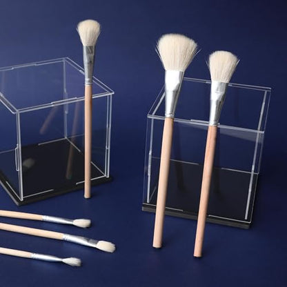 YongBo Gilding Brush Set, Goat Hair Brush, Leaf Sweeper, 6 per Pack - color: 6 Brushes