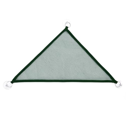 2 Pcs Bearded Dragon Lizard Hammock, Geckos Hammock, Breathable Mesh Reptile Hammock, Suitable for Iguanas, Anoles, Geckos, Snakes, Chameleon（Green） - color: Green