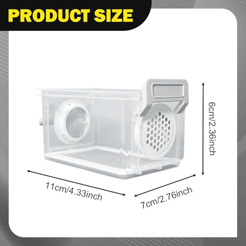 Mealworm Breeding Box, Reptile Feeder, Sturdy and Reusable Cage, Mealworm Breeding Container, Style A - color: style A