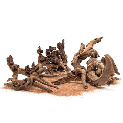 Ultum Nature Systems Driftwood - Amazon Drift Wood for Fish Tank, Planted Tank, Terriarium, Paludarium - Versatile Natural Driftwood Decor, Events Wood Centerpiece - Amazon Wood, M 9-16, 3 Pack - size: 9-16" 3-Pack