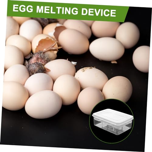 MERRYHAPY 2PCS Reptile Egg Hatchery Box 16 Holes Professional Incubation Tray for Geckos and Lizards Sturdy Reptile Supply for Hatching Eggs