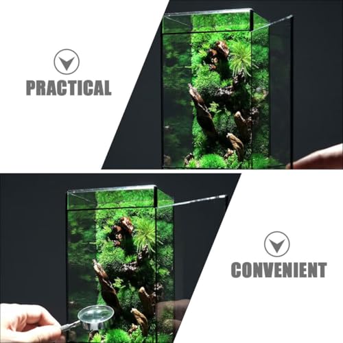 BESTonZON Handcrafted Geometric Glass Terrarium for Succulent Plants Indoor Micro Landscape Planter Box with Moss Ecological Holder Mini Rainforest Ecosystem for Living Room Tabletop Decor