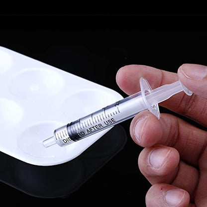 Frienda 20 Packs Syringes Without Needles,2.5 Ml | Large Plastic Measuring Tools for Food, Horse Care, Lab Dispensing, Graduated Markings, Reusable Multipurpose Applicators - size: 2.5 ml