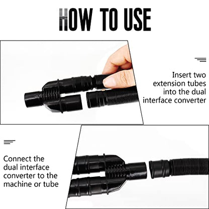 Reptile Fogger Extension Tube, Accessories of Reptile Humidifier Mister Fogger Suitable for Reptiles Amphibians Terrarium