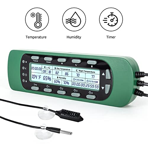 Repti Zoo Digital Reptile Thermometer Hygrometer Controller THC15N - color: Thermometer Hygrometer Controller