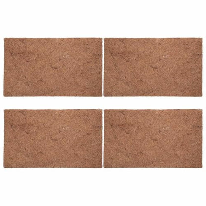 Reptile Carpet Mat and Enhanced Protection with Antislip Surface Natural Coconuts Fiber 4pcs for Lizard Tank Floor Mat Suitable for Pet Stores and Home Breeding