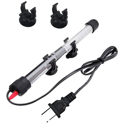 50W Submersible Aquarium Heater, Adjustable Temperature for Fish Turtle Tank with Suction Cup Mounting