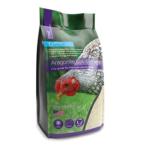 Aragonite Chicken Calcium Feed, FINE | Strong Eggshells, Gizzard Health