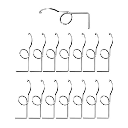 15 Pack Stainless Steel Wire Door Cage Latches Wire Crate Latch Lock | for Fixing Pet Cage Door Hook, 4-3/5 Inches( Right)