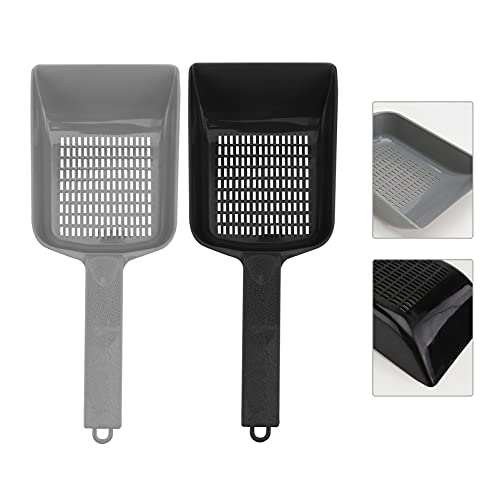 balacoo 2pcs Reptile Sand Shovels Ergonomic Mesh Excrement Cleaners for Tortoise Lizard Snake and Scorpion Convenient Storage Hanging Pet Supplies for Easy