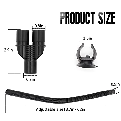 Reptile Fogger Extension Tube, Accessories of Reptile Humidifier Mister Fogger Suitable for Reptiles Amphibians Terrarium