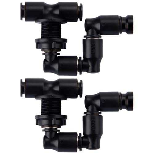2 Pcs Reptile Mister System with Small Bone Reptile Misting Nozzles, 0.55 in / 14 mm, Pulse Spray for Reptile Aquarium Accessories, 60-80° Spray Angle for Rainforest Tank