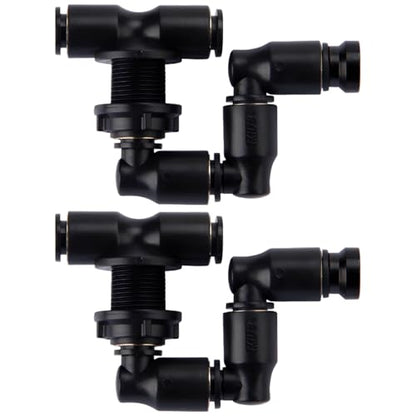 2 Pcs Reptile Mister System with Small Bone Reptile Misting Nozzles, 0.55 in / 14 mm, Pulse Spray for Reptile Aquarium Accessories, 60-80° Spray Angle for Rainforest Tank