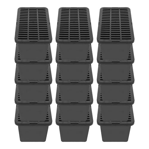 Toyvian 15pcs Plastic Reptile Pet Carrier Box with Lid, Small Ventilated Travel Carrier for Turtles, Lizards, Hamsters, and Small Pets, Suitable for Breeding and Daily Transport
