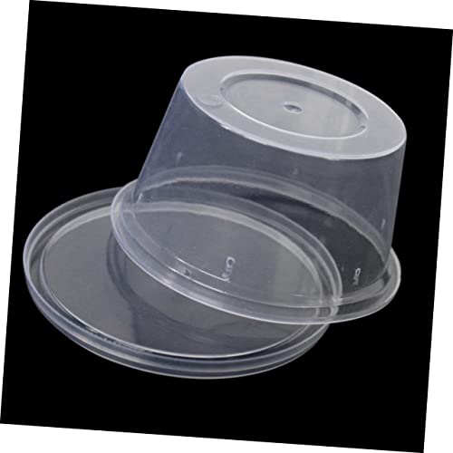 Mikikit 20Pcs Boxes Reptile Breeding Boxes Durable White Containers for Spiders Lizards Frogs and Pets for Quarantine and Comfortable Living Environment