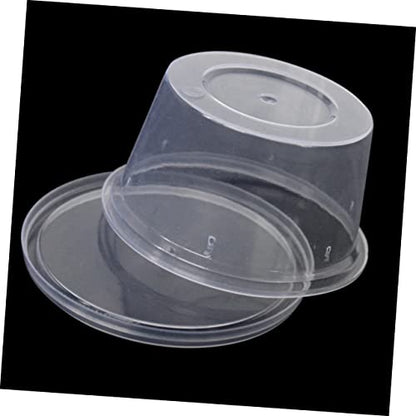 Mikikit 20Pcs Boxes Reptile Breeding Boxes Durable White Containers for Spiders Lizards Frogs and Pets for Quarantine and Comfortable Living Environment
