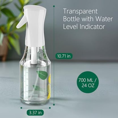 FLAIROSOL BOTANICA Continuous Plant Mister, 24oz/700ml, Leakproof | Continuous ultra fine mist for flowers, gardening & houseplants, leakproof, refillable mist sprayer