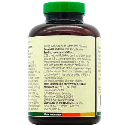 Nekton Multi-Rep Vitamin and Minerals for All Reptiles 300gm / 10.58oz - size: 11 Ounce (Pack of 1)