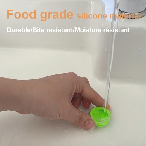 Meow&Woof 8 Pcs Reusable Silicone Reptile Feeding Cups – Bearded Dragon Water Bowl & Crested Gecko Food Dish, Habitat Tank Starter Kit Accessories for Turtle, Snake, Hermit Crab - color: 8pcs