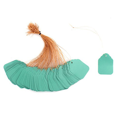 Ruilogod Plastic Garden Home Rectangle Shaped Plant Seed Hang Tag Label Marker 5 x 7cm 100pcs Turquoise (id: 4f0 9f0 2ea 0bb a40