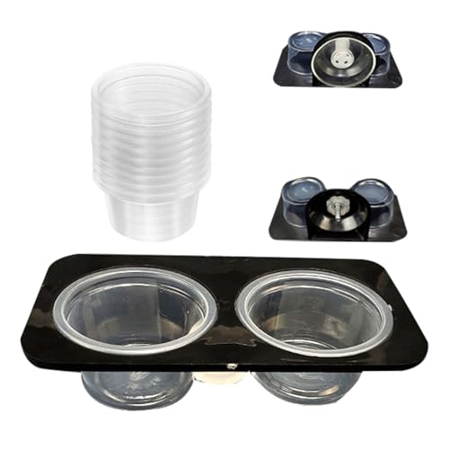 Reptiles Water Feeder Bowl with AntiEscape Design and Suction Base for Secure Placement in Habitats Secure Suction Feeder Bowl - color: Second generation do