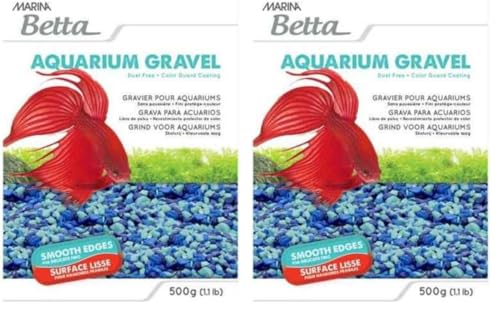 Marina Decorative Gravel, 1 lb, Blue, 12389 (Pack of 2) - color: Blue, size: 1 lb (Pack of 2)