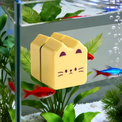 Magnetic Aquarium Cleaner Cute Magnet Cleaner Brush | Aquarium Cleaning Tools Algae Scraper for Saltwater Gravel Sand Water Stains Dirt Maintenance