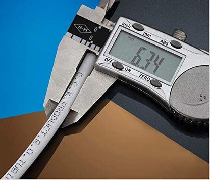 White 1/4" RO Tubing at 70°F-120PSI to 150°F-60PSI 1/4" Flexible water pipes 1/4-inch Plastic NSF Certified CCK Tubing15 Feet) - color: White 1/4" 15FT (5M)