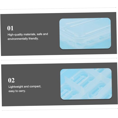 Angoily 20grids Practical Hatchery Box Incubator for Reptiles Transparent Incubation Container for Snakes Lizards and Turtles for Educational and Scientific Use