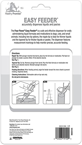 Four Paws Easy Feed Syringe Feeder 2Ct - Pack of 2