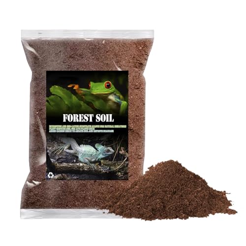 BNOSDM Reptile Soil Substrate Fluffy Small-Strand Reptile Substrate and Snake Bedding Clean Natural Terrarium Bedding for Lizards Snakes Tortoises Tarantulas - color: 1.32gal