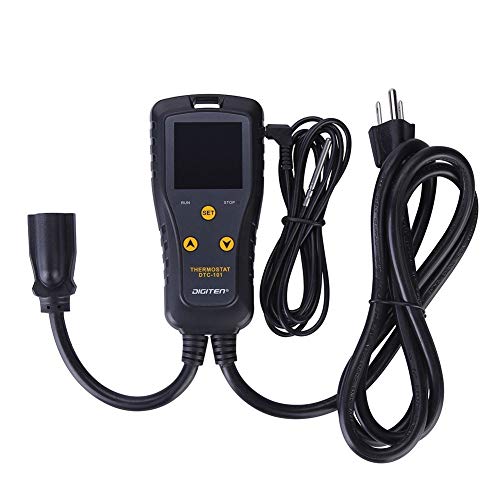 DIGITEN Temperature Controller Heat Mat Thermostat Outlet DTC101 Temperature Controlled Outlet Greenhouse Thermostat Aquarium Temperature Controller Reptile Thermostat Heating Cooling Mode 110V 10A - size: 10A
