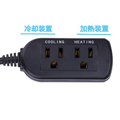 DIGITEN Temperature Controller DTC102 2-Stage Temperature Controlled Outlet Heat Mat Thermostat 110V Plug-in Reptile Thermostat