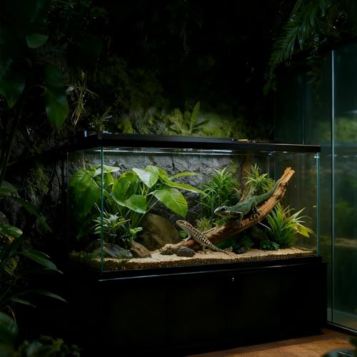 T5 HO UVB Lighting Kit, 15W Terrarium Hood with Detachable Curved Reflector, Desert 10.0 UVB T5 Lamp (15 Watts) - size: 15 Watts