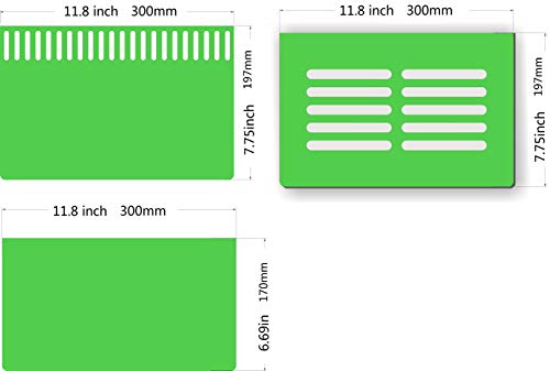 Bubblefin Aquarium Sump Refugium DIY Kit for Protein Skimmer Sump - Chamber dividers (20 Gal-Green) - size: 20-Gallon
