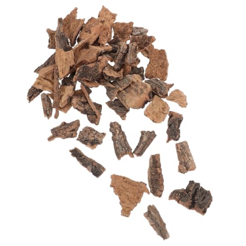 1set Natural Cork Bark Reptile Bark Bedding Flat Substrate for Bearded Dragon Gecko Tortoise Terrarium Decor Breathable Climbing Hide for Snake Hermit Crab