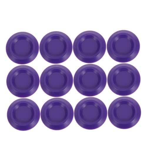 Beavorty 12pcs Plastic Mealworm Feeding Dish Set for Small Animals, Escape Proof and Bowls for Home Use and Transporting Reptiles, Lizards, and Geckos