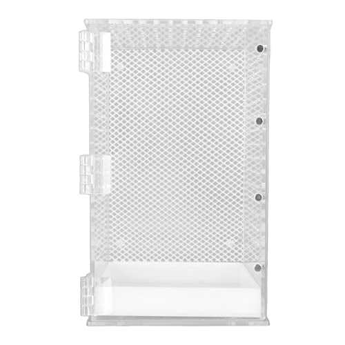 Acrylic Reptile Terrarium Tank Paludarium Habitat Tank with Magnetic Door Ventilation Holes for Tarantula Frog Leopard Gecko (XL 100x70cm / 39.37x27.56in) - size: XL 100x70cm / 39.37x27.56in
